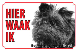 Waakbord Hond Affenpinscher