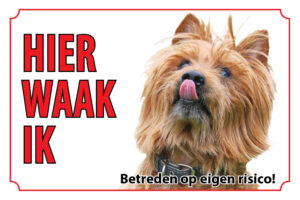 Waakbord Hond Australische terrier