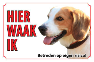 Waakbord Hond Beagle harrier