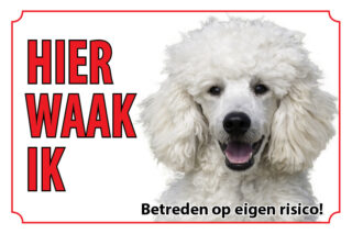 Waakbord Hond Poedel