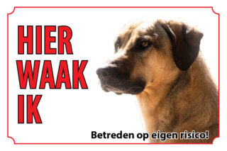 Waakbord Hond Anatolische herder Kangal