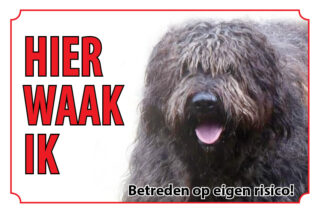 Waakbord Hond Bergamasco