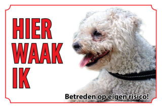 Waakbord Hond Bichon frise