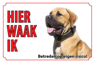 Waakbord Hond Boerboel