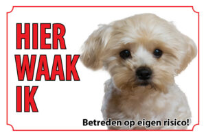 Waakbord Hond Bolognezer