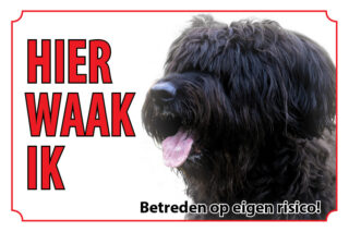 Waakbord Hond Briard