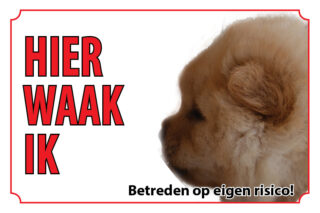 Waakbord Hond Chowchow