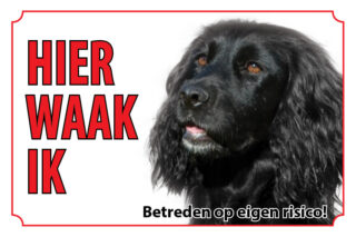 Waakbord Hond Fieldspaniel