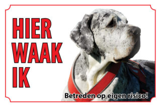 Waakbord Hond Franse mastiff