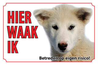Waakbord Hond Groenlandse hond