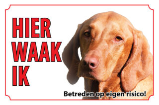 Waakbord Hond Hongaarse Vizsla