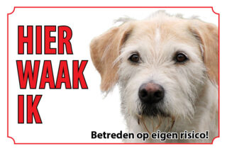 Waakbord Hond Ierse wolfshond