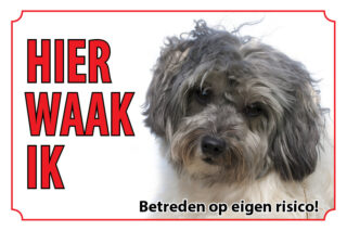 Waakbord Hond Leeuwhondje