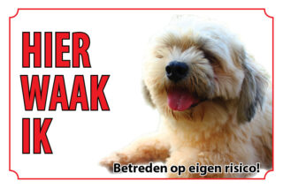 Waakbord Hond Lhasa apso