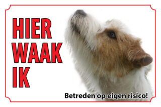 Waakbord Hond Parson Russell terrier