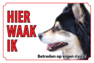 Waakbord Hond Suomenlapinkoira Finse lappenhond