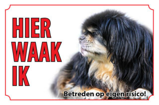 Waakbord Hond Tibetaanse spaniel