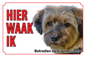 Waakbord Hond Tibetaanse terrier