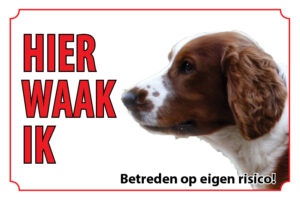 Waakbord Hond Welsh springerspaniel