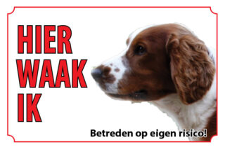 Waakbord Hond Welsh springerspaniel
