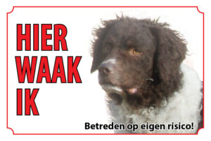 Waakbord Hond Wetterhoun