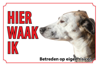 Waakbord Hond Whippet