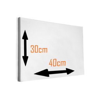 Foto op Canvas – formaat 18mm – 30x40cm