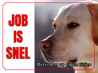 Waakbord eigen ontwerp 30x40 Liggend