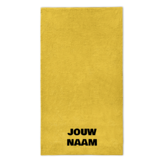 strandlaken-met-borduring-oker-geel-100x200cm