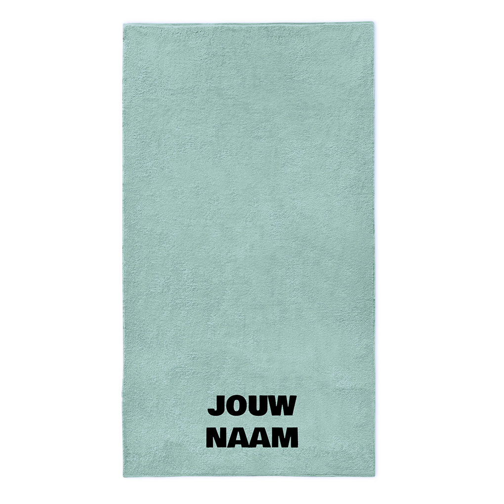 Strandlakens8_klein strandlaken-met-borduring-mint-groen-100x200cm
