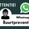 whatsapp buurtpreventie 20x30cm