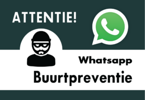 whatsapp buurtpreventie 20x30cm