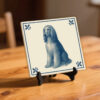 tegel_15x15_Afghaanse windhond-tegeltje_preview_op_standaard