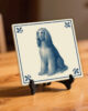 tegel_15x15_Afghaanse windhond-tegeltje_preview_op_standaard