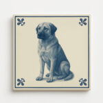 tegeltje 15x15cm Anatolische herder Kangal voorkant