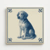 tegel_15x15_Beagle harrier-tegeltje_voorkant