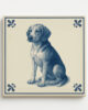 tegel_15x15_Beagle harrier-tegeltje_voorkant