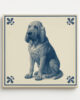 tegel_15x15_Bloedhond Sint-Hubertushond-tegeltje_voorkant