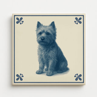 tegel_15x15_Cairnterrier-tegeltje_voorkant