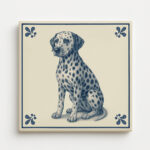 tegel_15x15_Dalmatische hond-tegeltje_voorkant