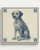 tegel_15x15_Dalmatische hond-tegeltje_voorkant