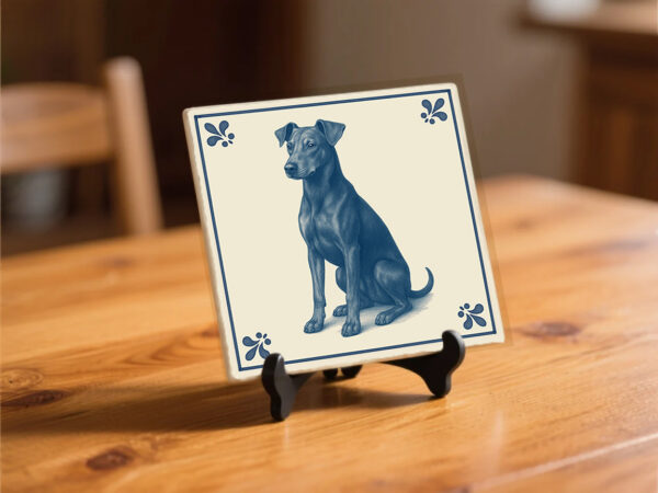 tegel_15x15_Duitse Pinscher-tegeltje_preview_op_standaard