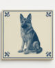 tegel_15x15_Duitse herder-tegeltje_voorkant