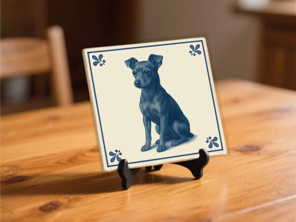 tegel_15x15_Dwergpinscher-tegeltje_preview_op_standaard