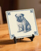 tegel_15x15_Engelse Buldog-tegeltje_preview_op_standaard