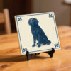 tegel_15x15_Flatcoated Retriever-tegeltje_preview_op_standaard