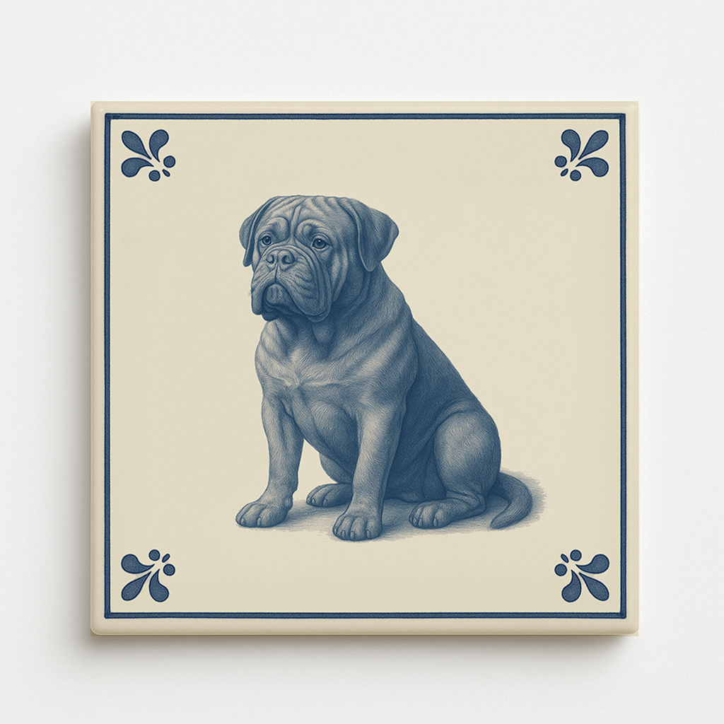 tegel_15x15_Franse mastiff-tegeltje_voorkant