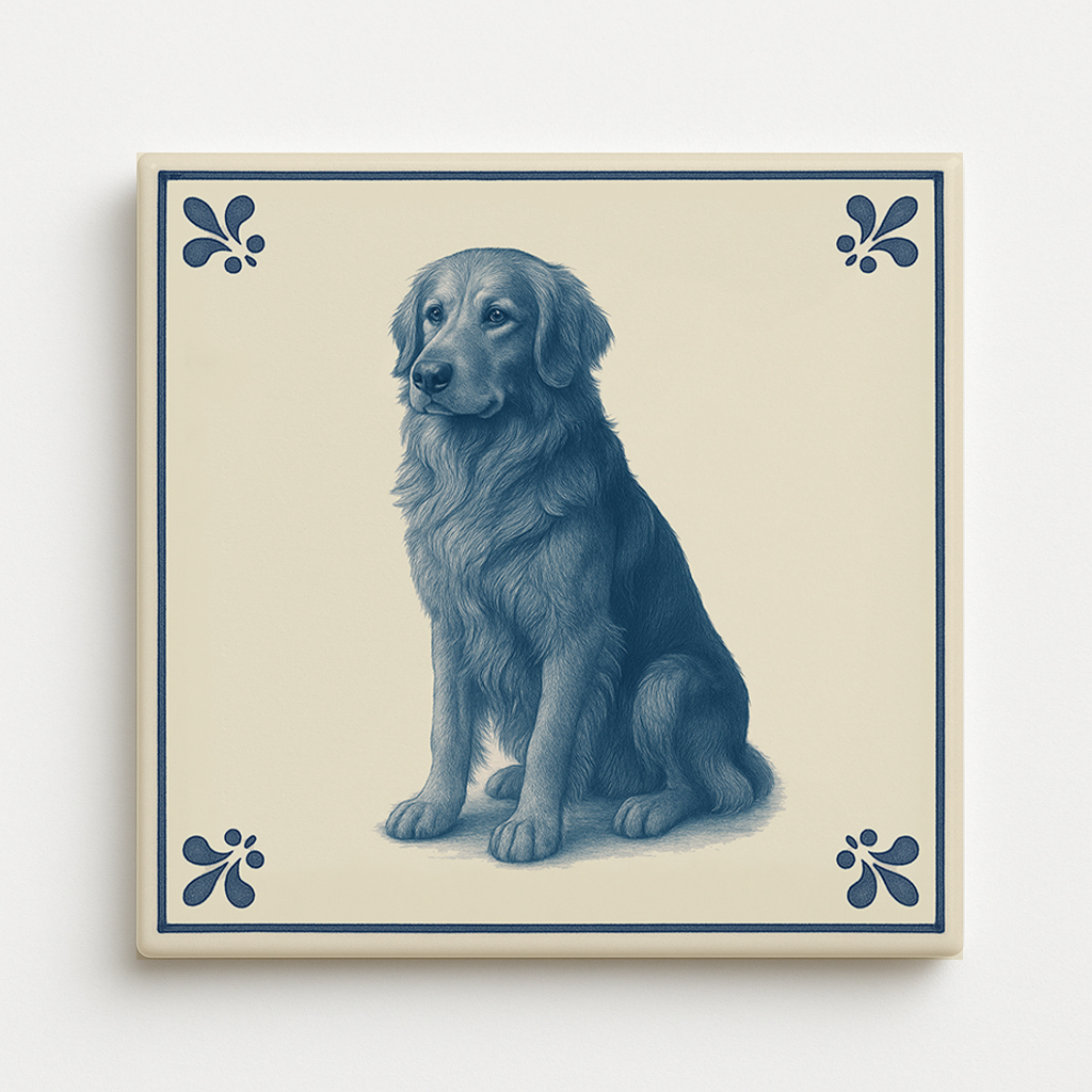 tegel_15x15_Hovawart-tegeltje_voorkant