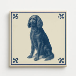 tegel_15x15_Ierse rode setter-tegeltje_voorkant