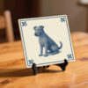 tegel_15x15_Ierse terrier-tegeltje_preview_op_standaard